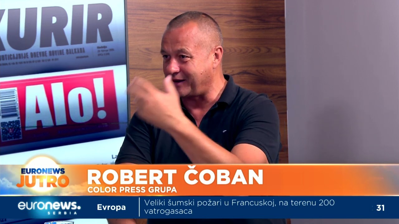&Scaron;tampu prelistava Robert Čoban | Euronews jutro