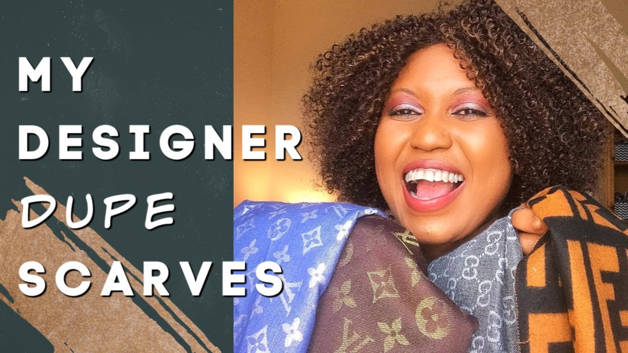 MY DESIGNER DUPE SCARVES | DHGATE | AMAZON | #BoujeeOnABudget #DHGateHaul #AmazonDupe
