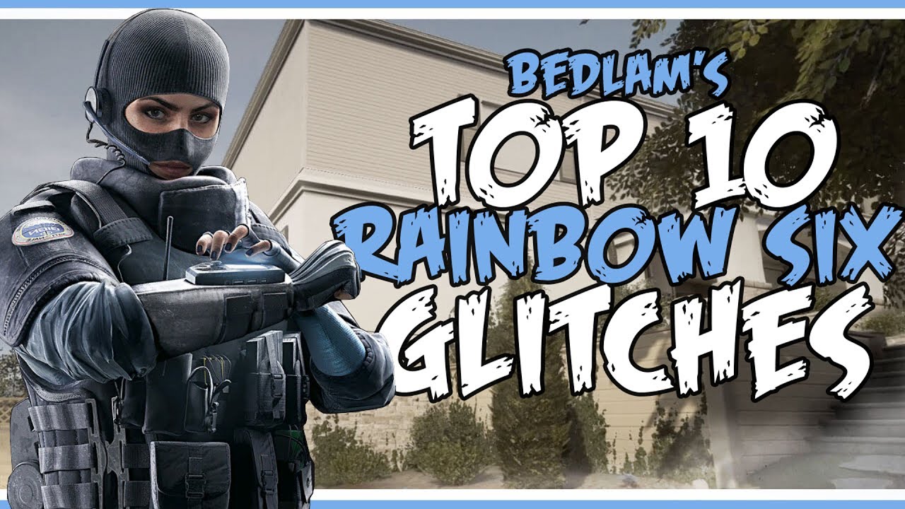 10 AMAZING RAINBOW SIX SIEGE GLITCHES | Rainbow Six Siege Glitches