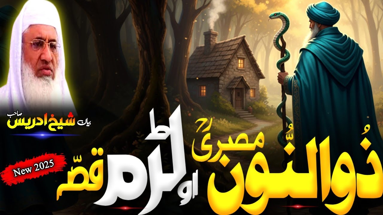 Pashto Bayan /Molana sheikh idrees Seb bayan/ذالنون مصری رحمۃ او لڑم قصہ 