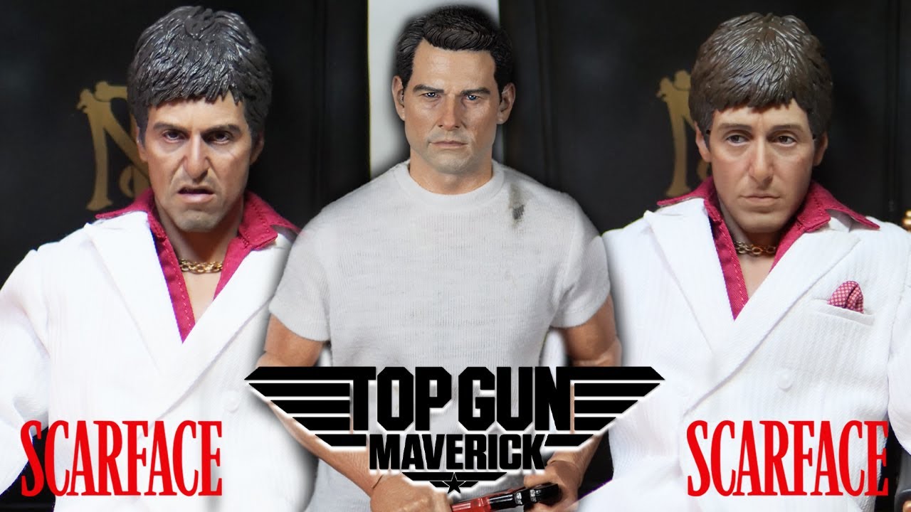 1/6 Updates | present toys Scarface Tony Montana figure | Top Gun Maverick figure custom painting