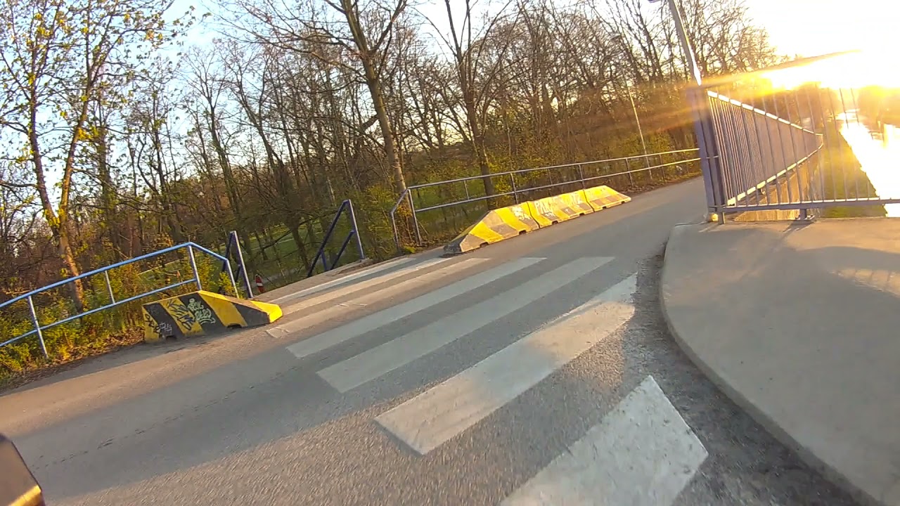 Beautiful spring bike ride after work in Prague :)