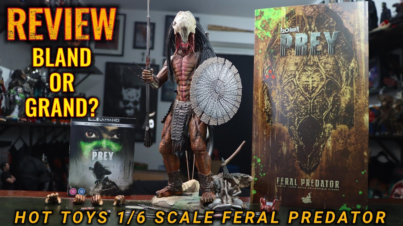 HOT TOYS PREY FERAL PREDATOR 1/6 FIGURE REVIEW.