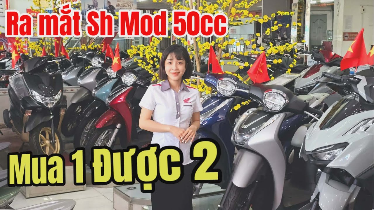 Mua 1 xe được 2 xe, Ra mắt Sh Mod 50cc cực đẹp chỉ hơn 20tr, Ra biển số trước tết nhanh gọn