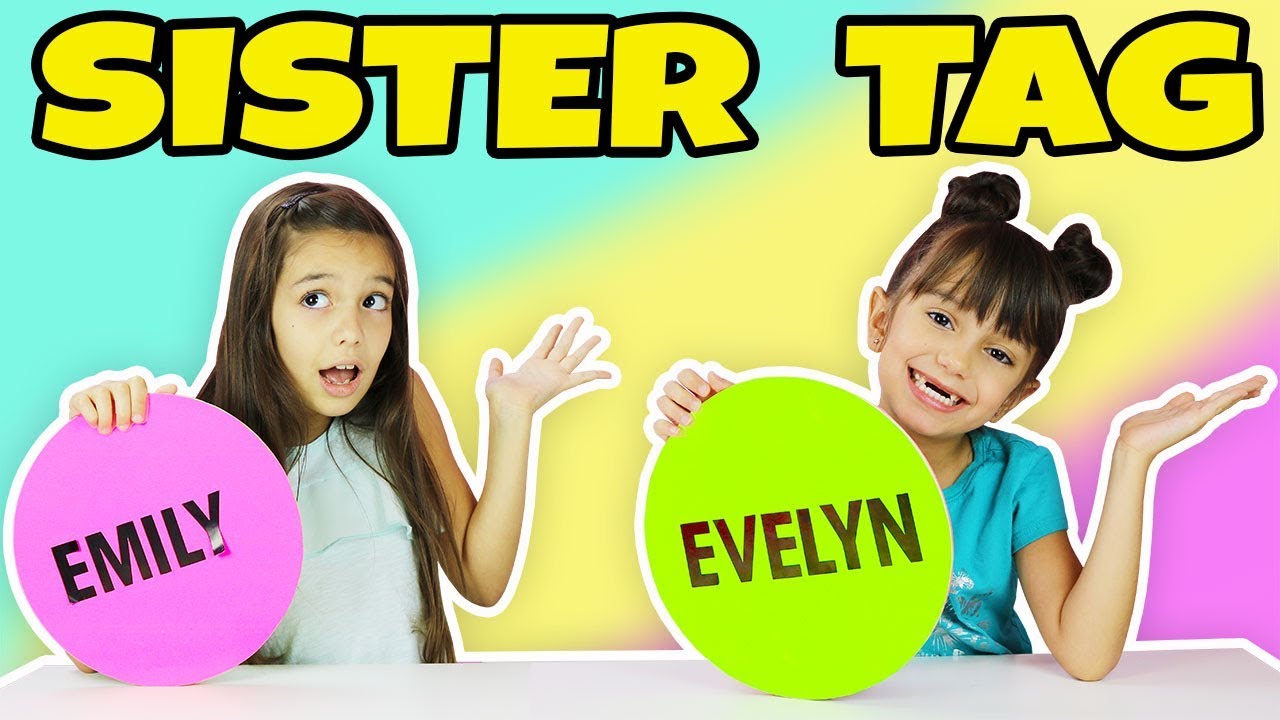 SIBLING TAG | Sister Tag | Emily and Evelyn