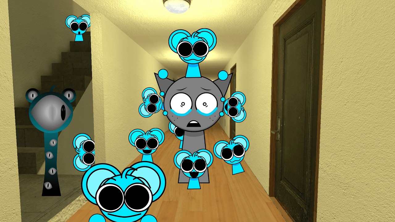 Sprunki Sky Anti-Shifted Phase 3 Why are there so many Sprunkies Sky here? Gray is in shock. Nextbot