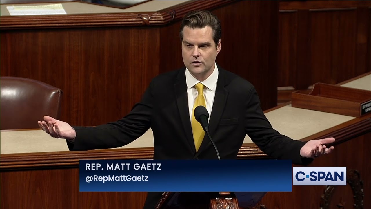 Rep. Matt Gaetz (R-FL) on Speaker McCarthy's 