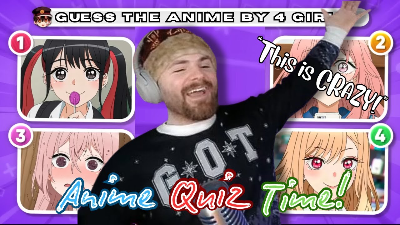 G.O.T Games REACTS to GUESS THE ANIME BY 4 GIRLS | Anime Quiz w/ Chat!