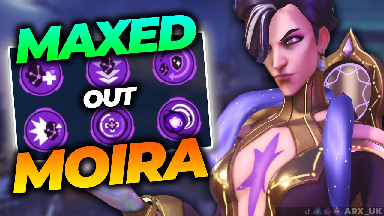Moira with SIX Purple Items is GG... (Overwatch 2 Stadium)