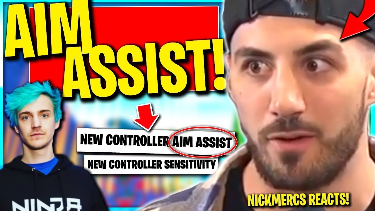 Ninja, Nickmercs Shocked at Aim Assist Controller New Update and Bots!