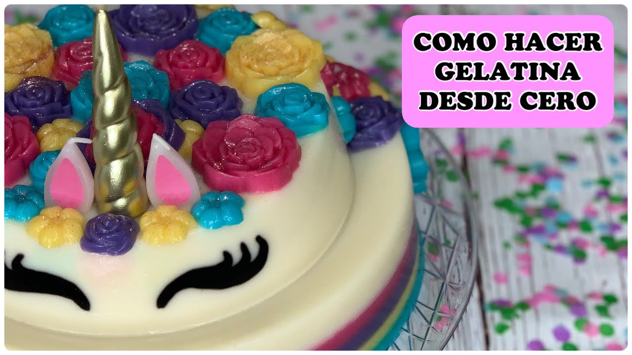 COMO HACER GELATINA DE LECHE|COMO HACER GELATINA DESDE CERO