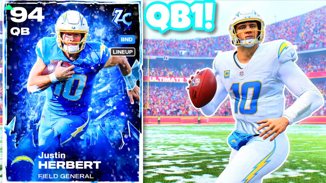 *Новинка* Джастин Херберт с рейтингом 93 &mdash; настоящий монстр в Madden 26 Ultimate Team! Обязательн...