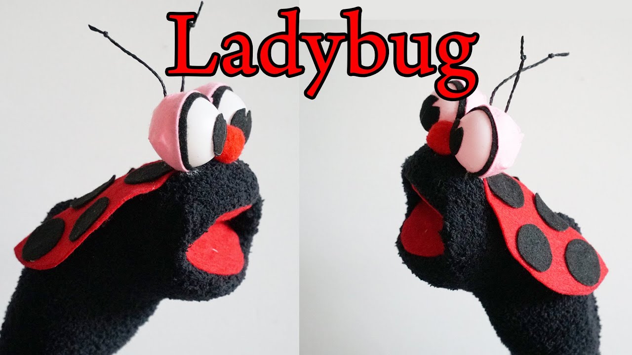 Ladybug Puppet - Ana | DIY Crafts