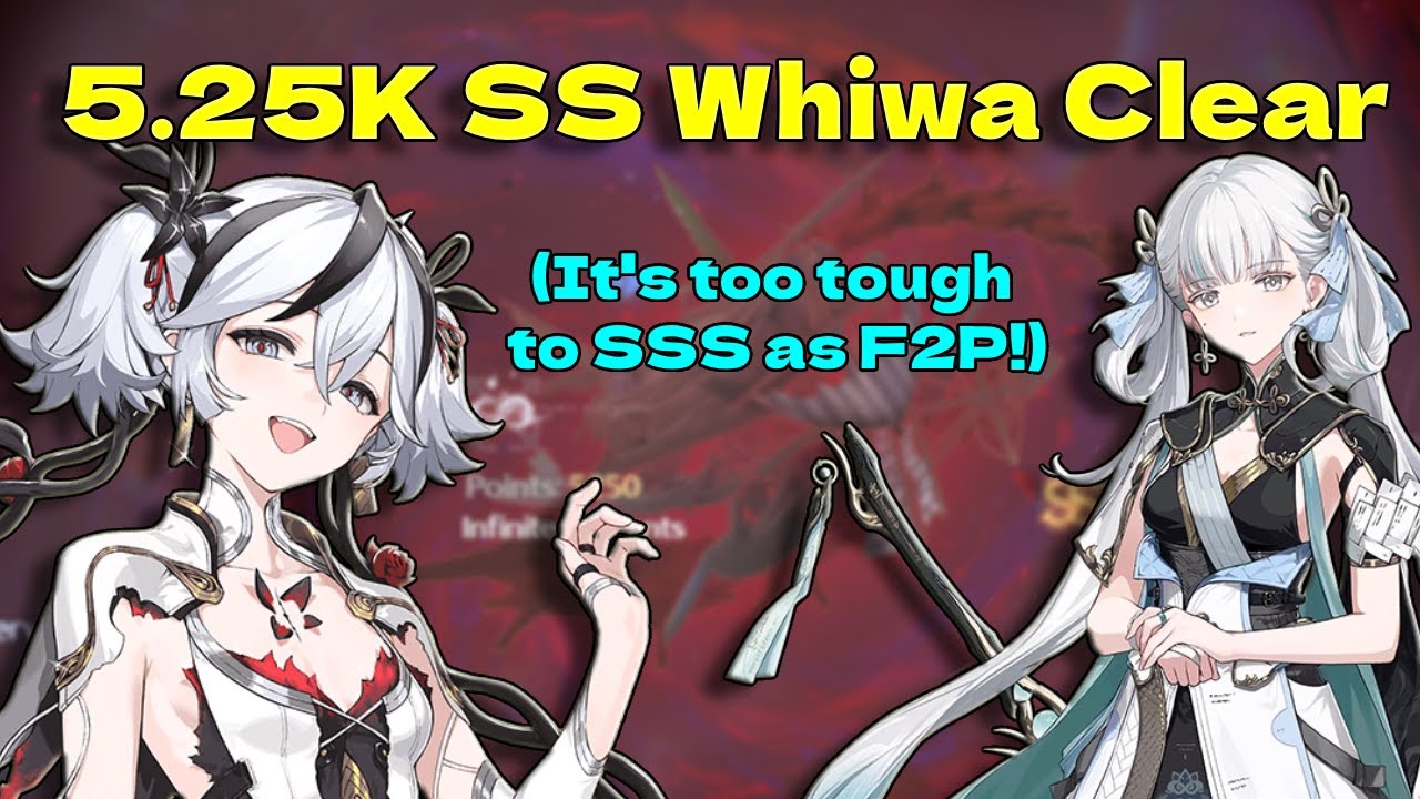 [5.25K SS Rank Whiwa Clear] Jinhsi's Still the GOAT!!!┃Whimpering Wastes