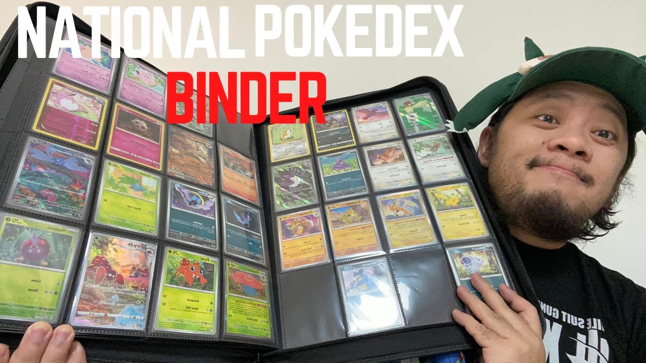 Collecting all 1000+ Pokemon in a National Pokedex Binder