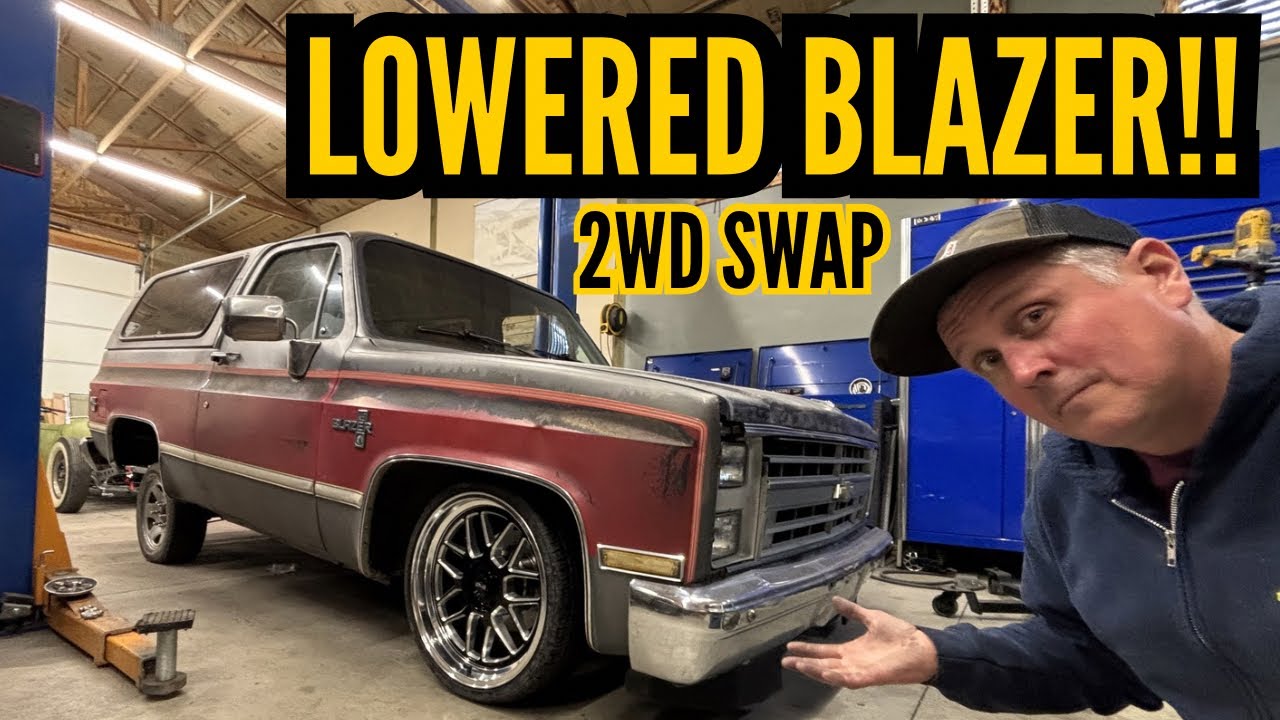 Swap and Slam! K5 Blazer 4x4 to 2WD.