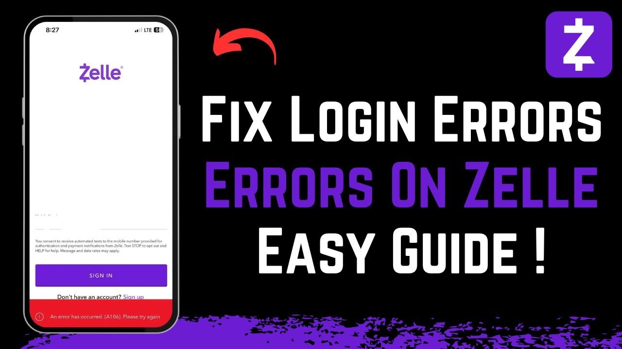 How to Fix Login Errors on Zelle !