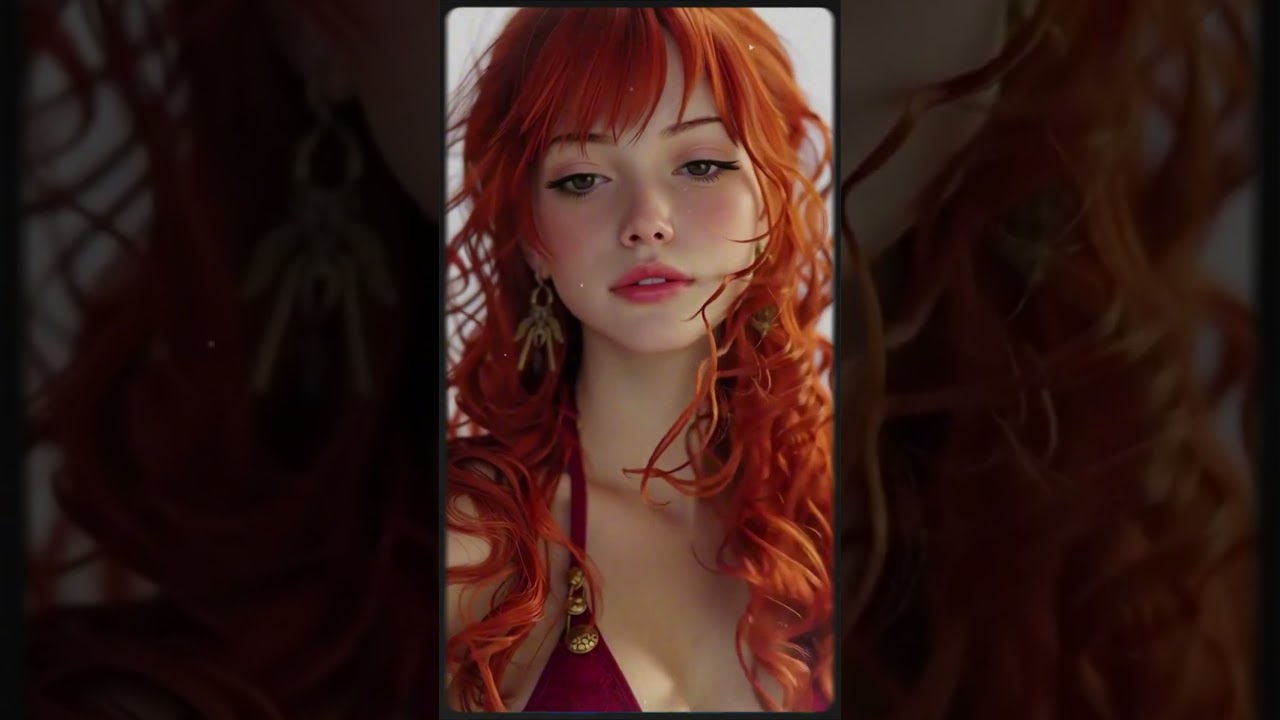 Nami Potrait Anime Vibe