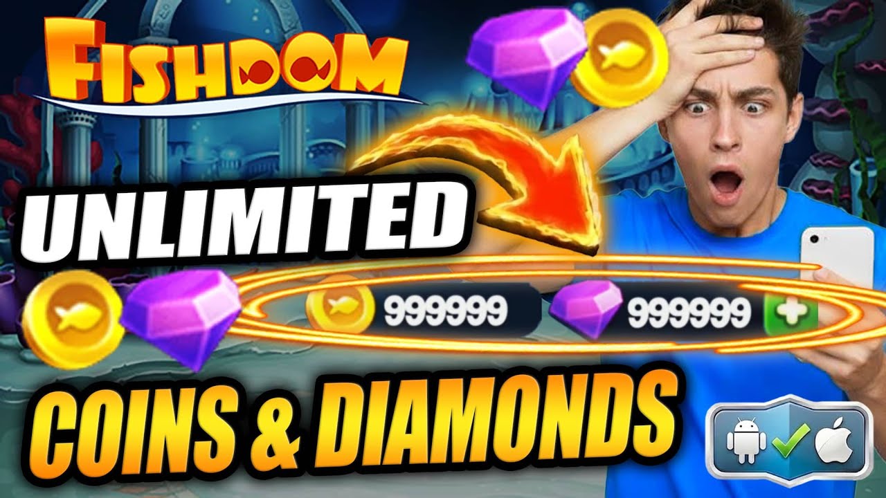 Fishdom Hack - Unlimited Free Coins & Diamonds (iPhone & Android)