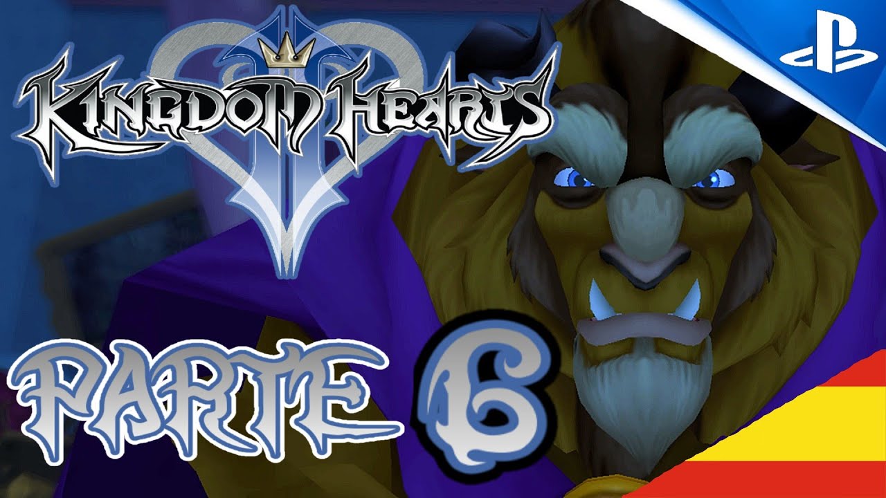 KINGDOM HEARTS 2 Gameplay Español - Parte 6 / CASTILLO DE BESTIA (LA BELLA Y LA BESTIA) (1080p) 💙⚔️