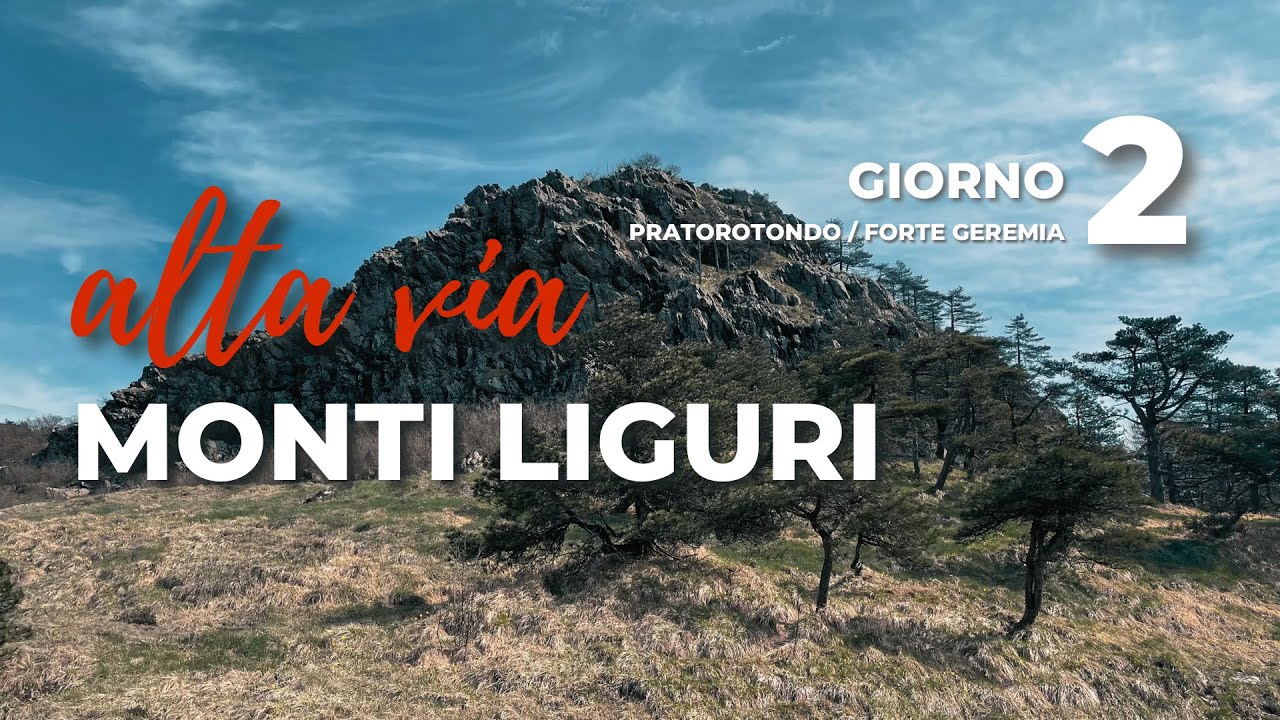 ALTA VIA dei Monti Liguri - 2° Giorno - dal rifugio Pratorotondo al Forte Geremia [4K]