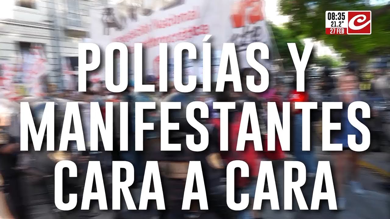 Marcha al Congreso contra la reforma laboral: todos los cortes