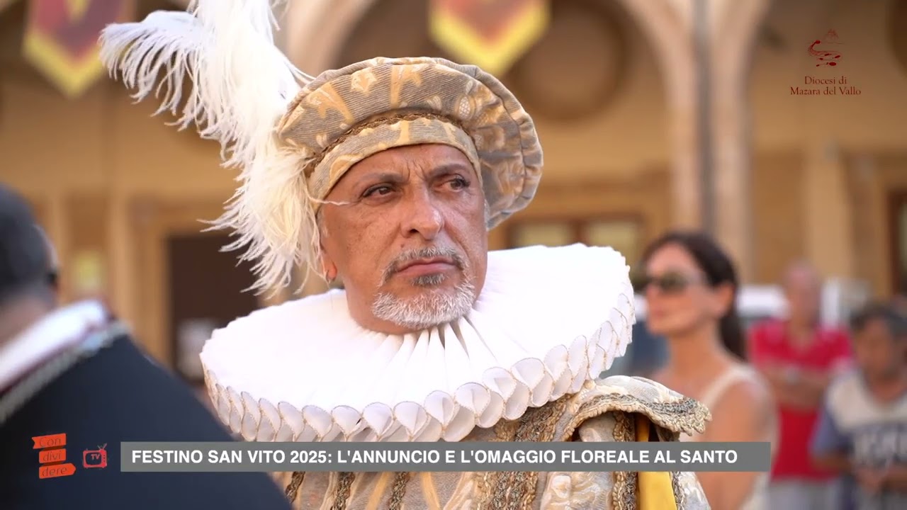 #CondividereTV: Festino San Vito 2025, omaggio floreale al Santo e annuncio