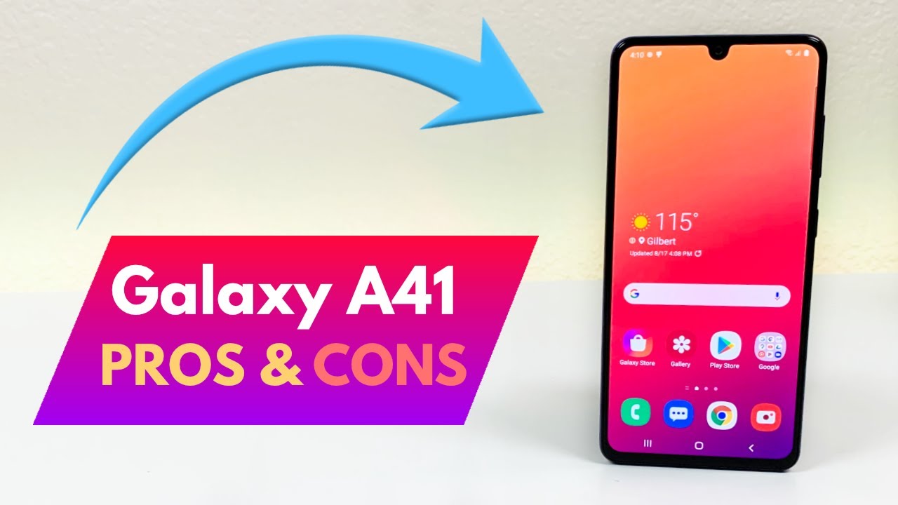 Samsung Galaxy A41 — плюсы и минусы!