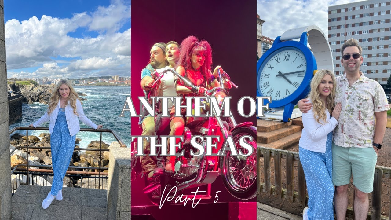 Anthem of the Seas Cruise | June 2022| Part 5 - La Coruna Skydiving & We Will Rock You!