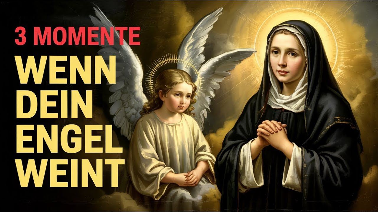 Die 3 Momente, in denen Ihr Schutzengel um Sie weint, die heilige Faustina sah es und erzählte es