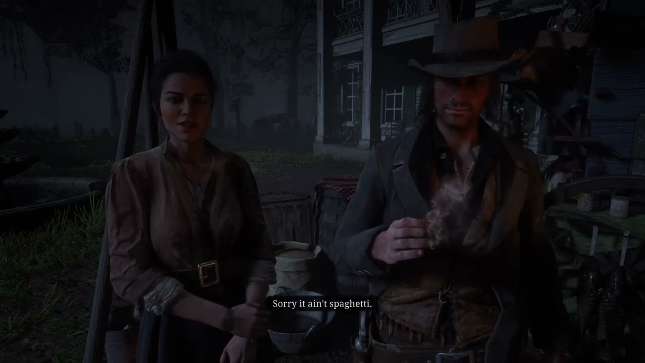 MC | Following John, Abigail and Jack during Jack's return party | RDR2