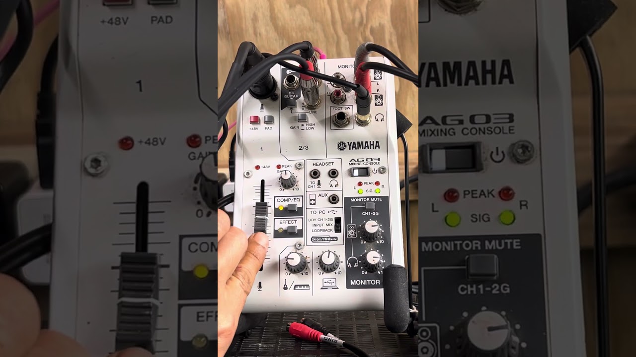 MIXER YAMAHA AG03 hát livestream #hatlive #karaoke #mixer #yamahamixer #podcast