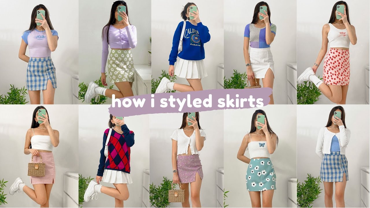 20 SKIRT OUTFIT IDEAS *soft girl edition*
