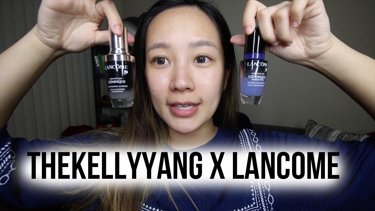 TheKellyYang x Lancome | 簡單分享小黑安瓶使用方法