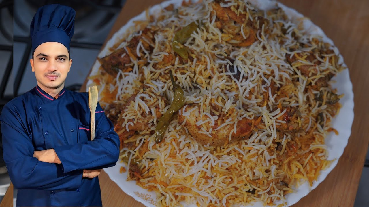 1 Kg Riec Chicken Biryani Recipe|Masala chieken Biryani Recipe|Chef M Afzal|biryani