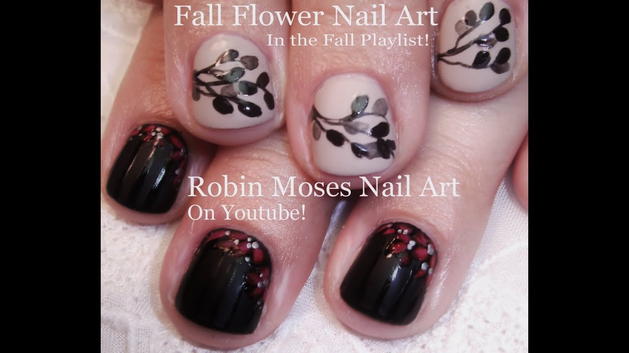 DIY Easy Fall Nails | 2 Easy Autumn Short Nail Art Design Tutorial