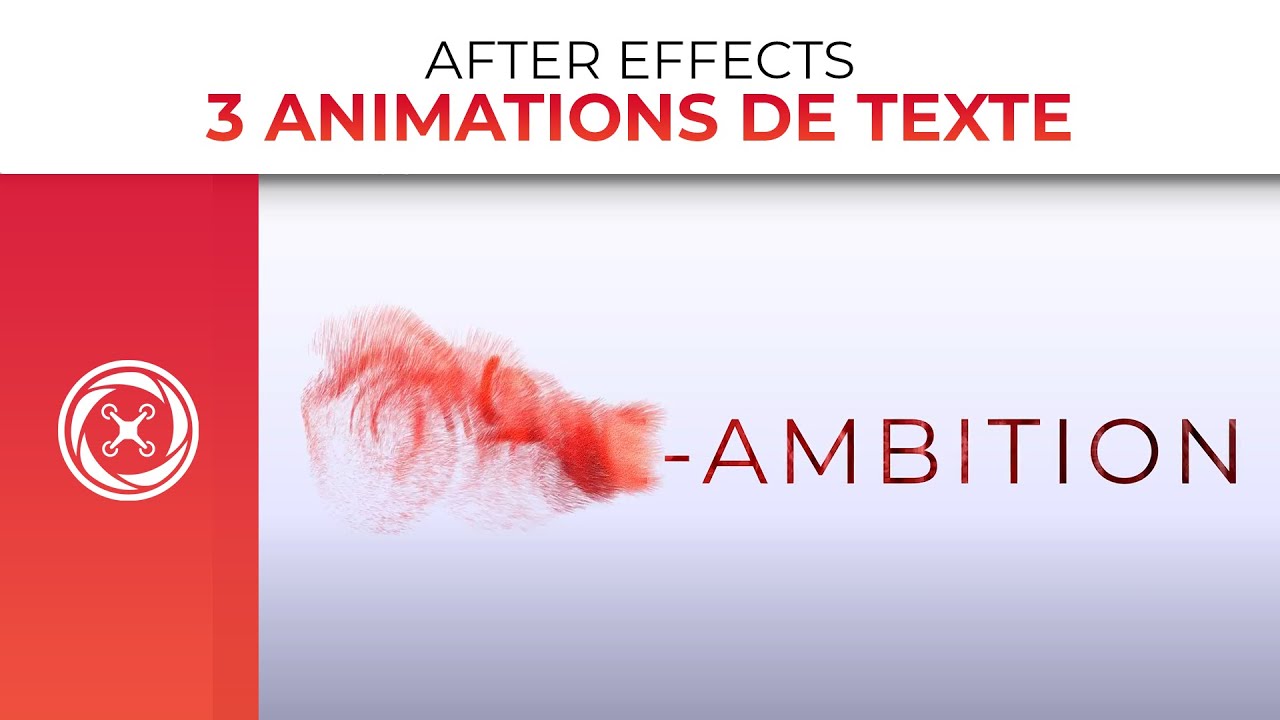 3 ANIMATIONS DE TEXTE sur after effects – sans plug-in