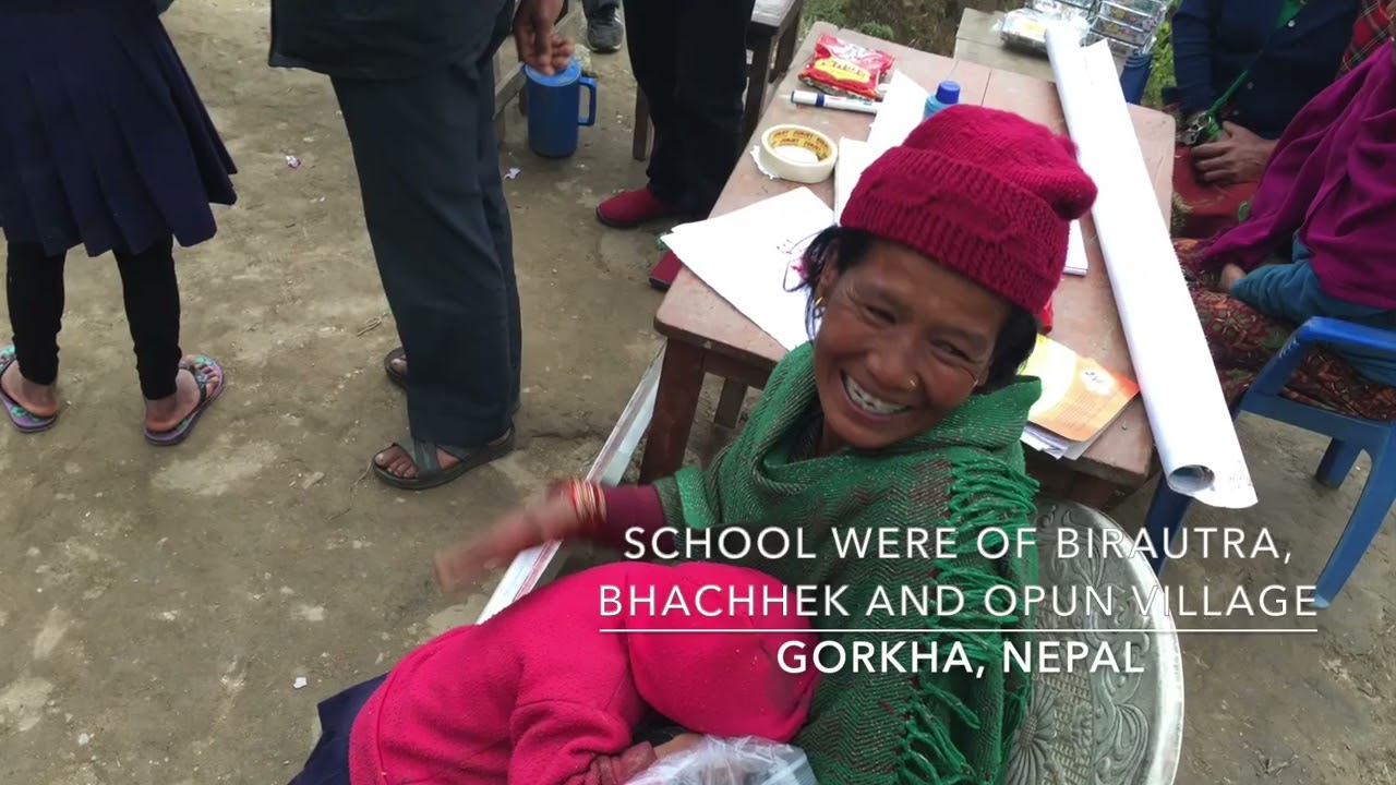 School & Education , Abiral Foundation: Gorkha 3 school clothes and stationary distribution