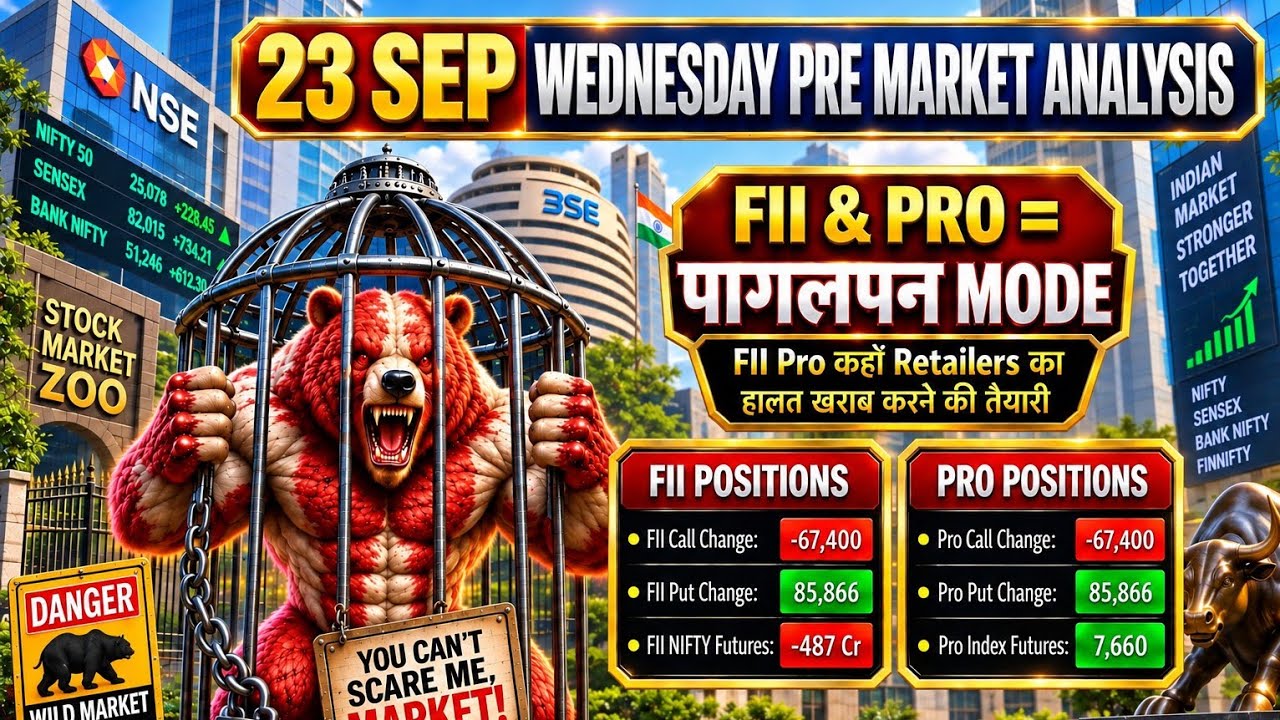 Nifty, Sensex, Banknifty Tomorrow Prediction | Tomorrow Market Prediction | Nifty, Sensex Analysis