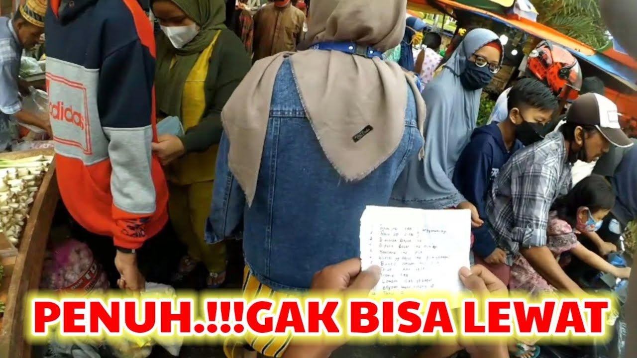 JELANG RAMADHAN WARGA KOTA BALIKPAPAN SERBU PASAR PANDANSARI