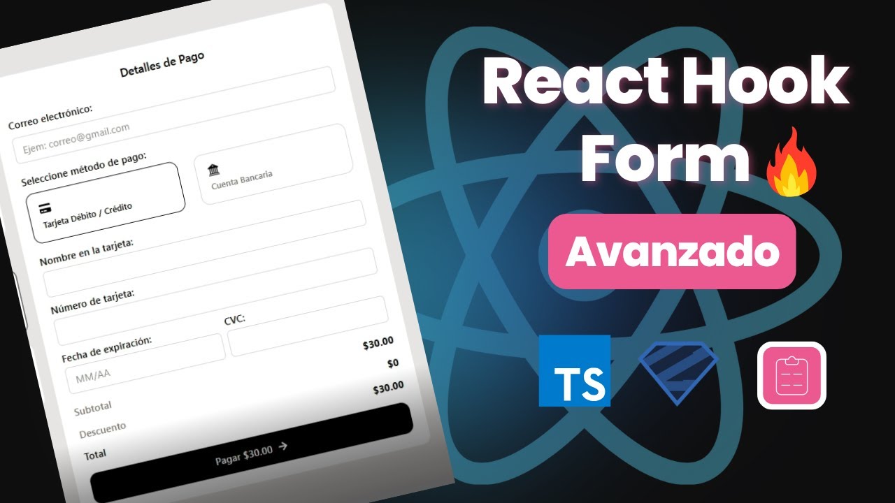 React Hook Form Avanzado ⚡ | Validaciones con TypeScript y Zod