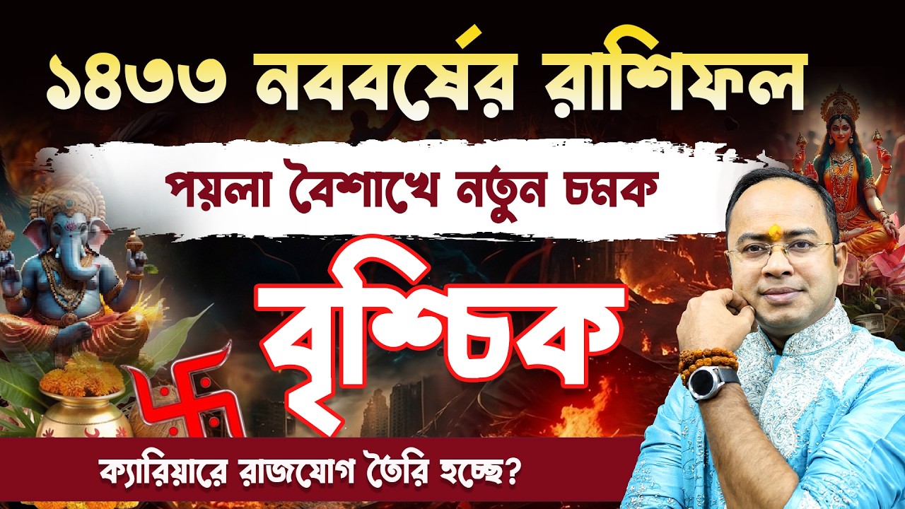 Brischik Rashi –১৪৩৩ সালের ১২ মাসের ১৩ পার্বণ | বৃশ্চিক (Scorpio) কেমন কাটবে ১৪৩৩ সাল? | Santanu Dey