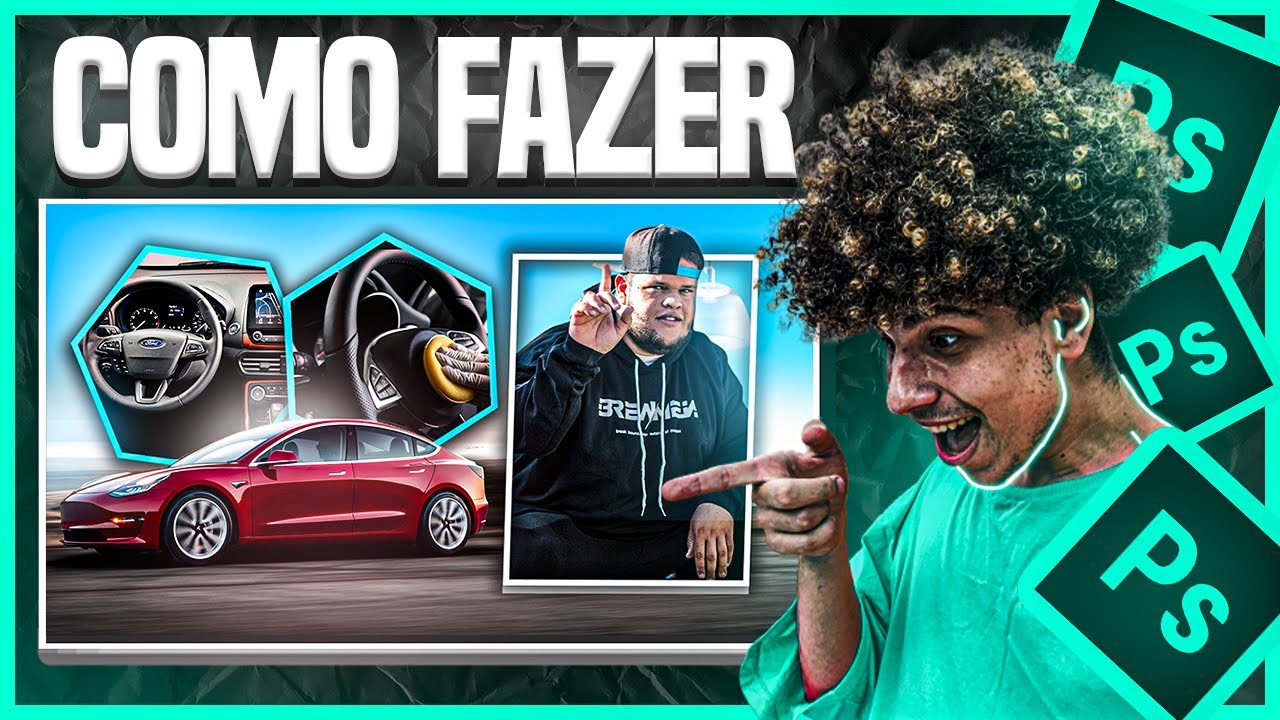 como fazer THUMBNAIL Igual do EduKof [TUTORIAL PHOTOSHOP para INICIANTES] 2021