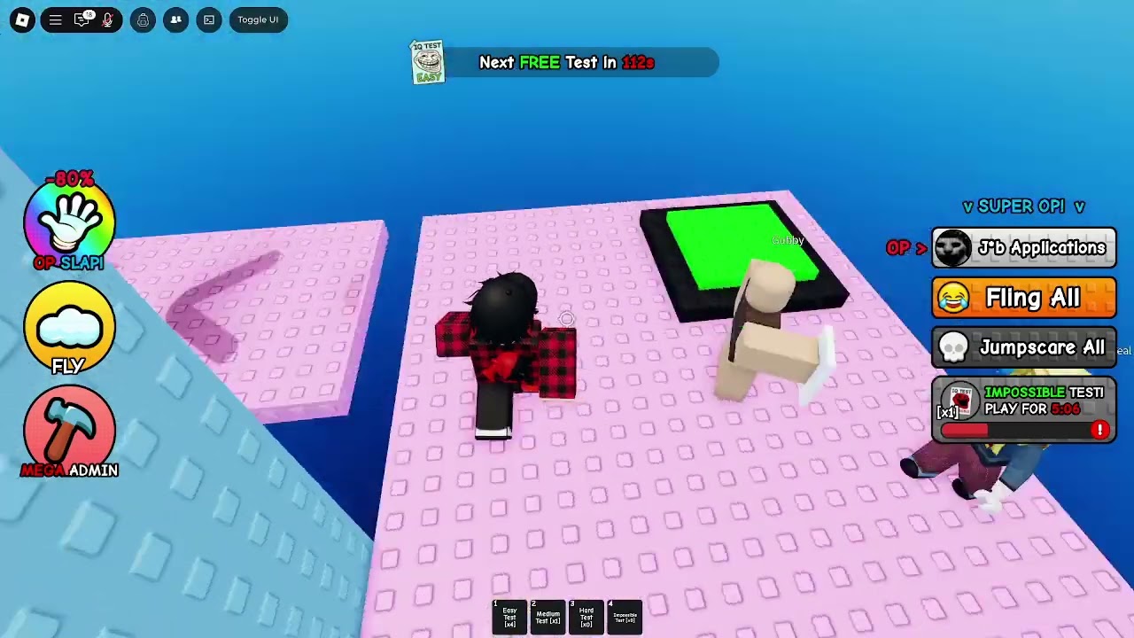 Troll tower obby with math with mic?