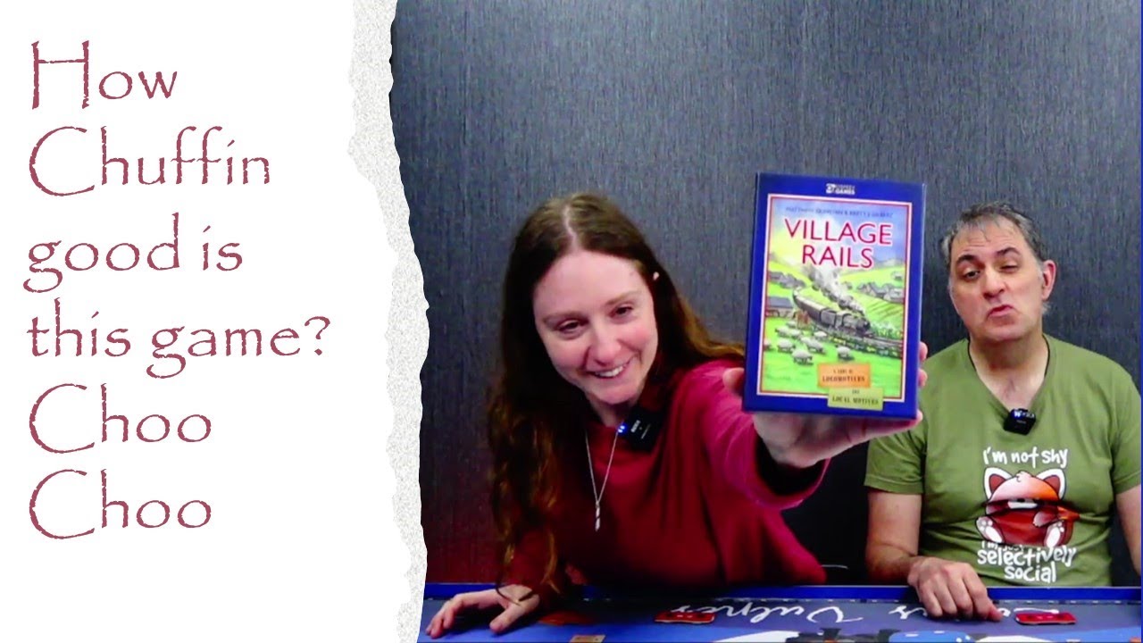Is this an amazing route building game? Village Rails from Osprey games
