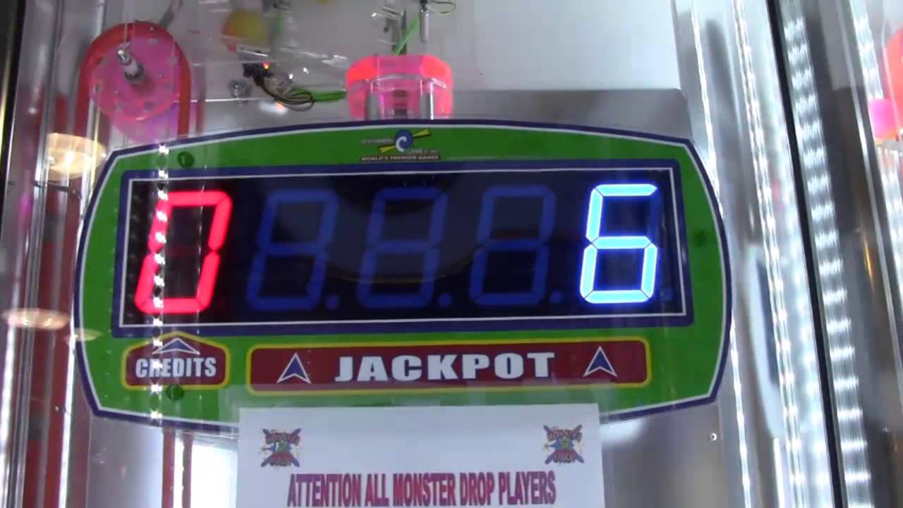 I Won Bonus Balls on Monster Drop Arcade Game!!