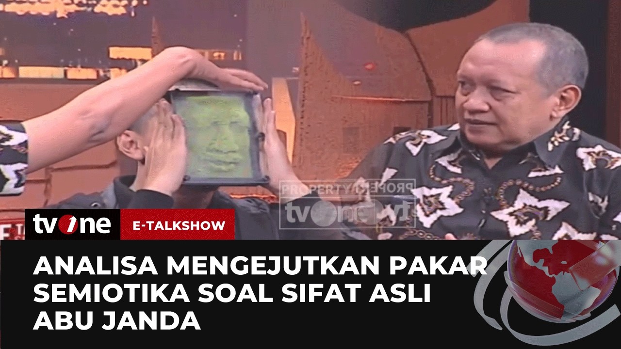 Analisa Pakar Semiotika soal Abu Janda Terlalu Percaya Diri | E-Talkshow tvOne