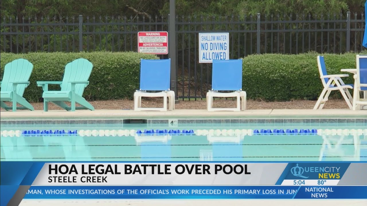 HOA legal battle over 'adult swim time' at Steele Creek neighborhood pool