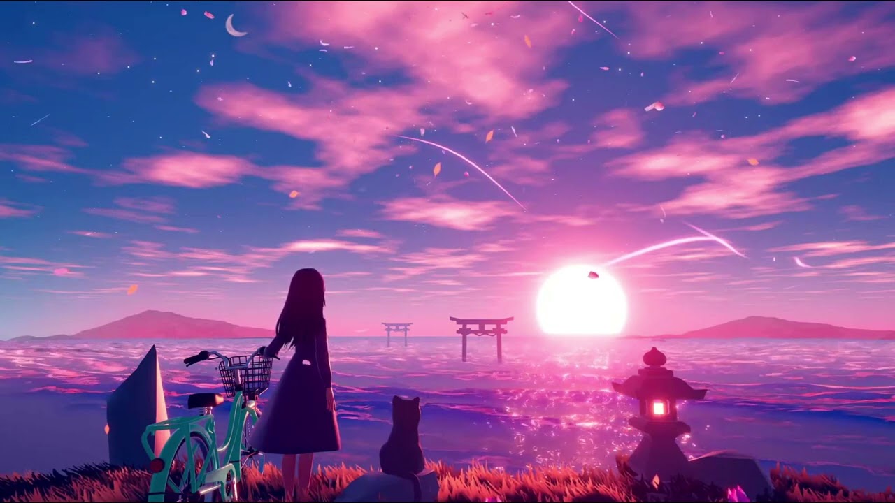 Purple Sunset 💜 | dreamy lofi hip hop with magical vibes