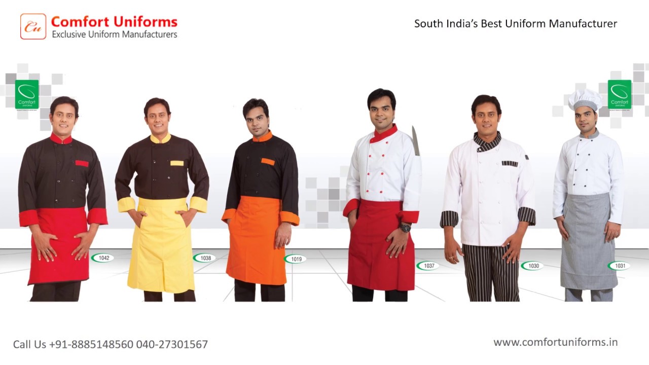 Hotel Uniforms | Caterers Uniforms | Chef Uniforms | Industrial & Corporate Uniforms